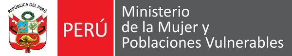 Logotipo oficial del Ministerio de la Mujer y Poblaciones Vulnerables del Perú (MIMP)