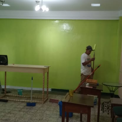 Mantenimiento y pintado de la sala de actividades